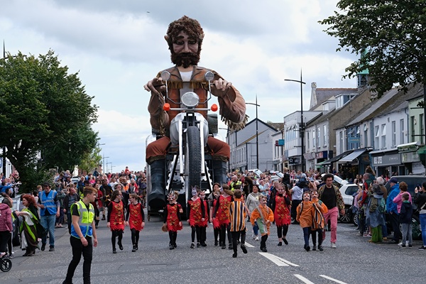 Fionn the giant in 2023. Photograph: Columba O'Hare/ Newry.ie 