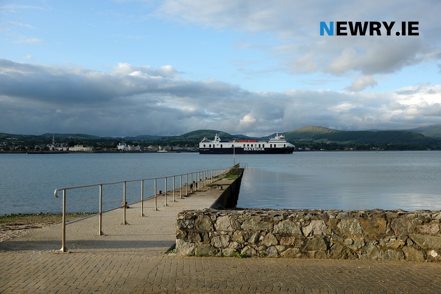 Looking out to Carlingford Lough from Omeath pier. Photograph: Columba O'Hare/ Newry.ie