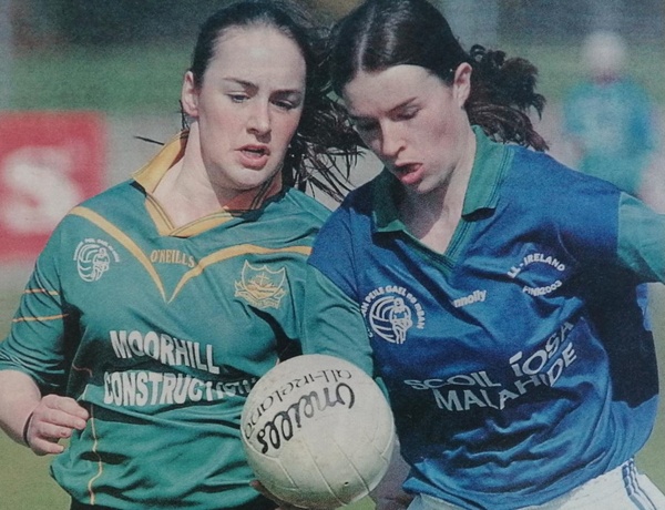 Yvonne Loughran of Sacred Heart Grammar School, Newry, who played in their first ever All-Ireland U19 ladies’ football final in 2003, finishing runners up.  Newry and Mourne Museum Collection
