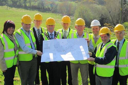 Work commencing at Monkshill Cemetery earlier in 2012.