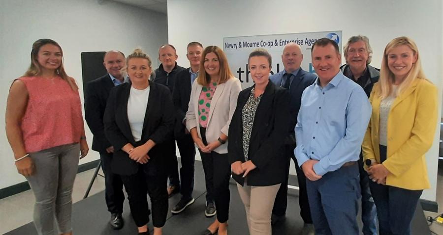 Newry Chamber members hold meeting with Sinn Fein Representatives, Mickey Brady MP, Liz Kimmins MLA and Sinead Ennis MLA on cost-of-living crisis as well as a range of business challenges and opportunities. 