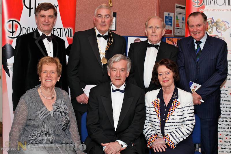 Newry Drama Festival Committee members pictured with Adjudicator Walker Ewart, back left and special guest Dr Brian McMahon, centre, Chairman of the Board of Directors, Abbey Theatre. Picture: Columba O'Hare Newry Drama Festival Committee members pictured with Adjudicator Walker Ewart, back left and special guest Dr Brian McMahon, centre, Chairman of the Board of Directors, Abbey Theatre. Picture: Columba O'Hare