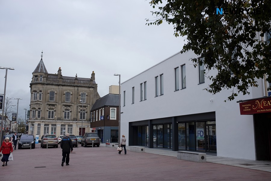 Marcus Square where Culture in the City will take place this Thursday. Photograph: Columba O'Hare/ Newry.ie 