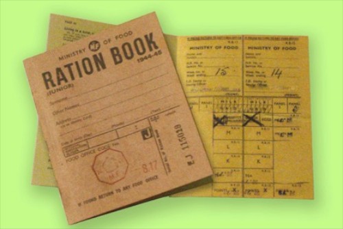 Ration Books from World War 2