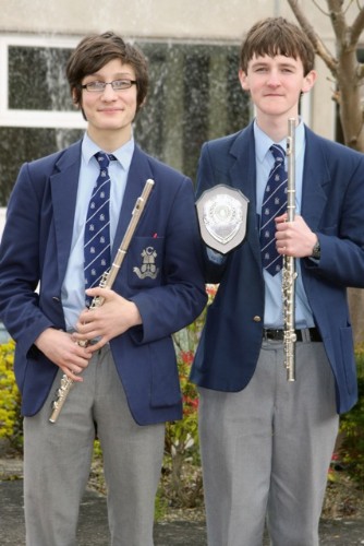 St Colman's Flute Duet Prizewinners at the Feis St Colman's Flute Duet Prizewinners at the Feis