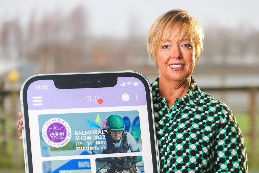 Vickie White, Royal Ulster Agricultural Society launches the 2022 Balmoral Show App ahead of the 153rd Show taking place from 11th – 14th May 2022 at Balmoral Park, Lisburn.