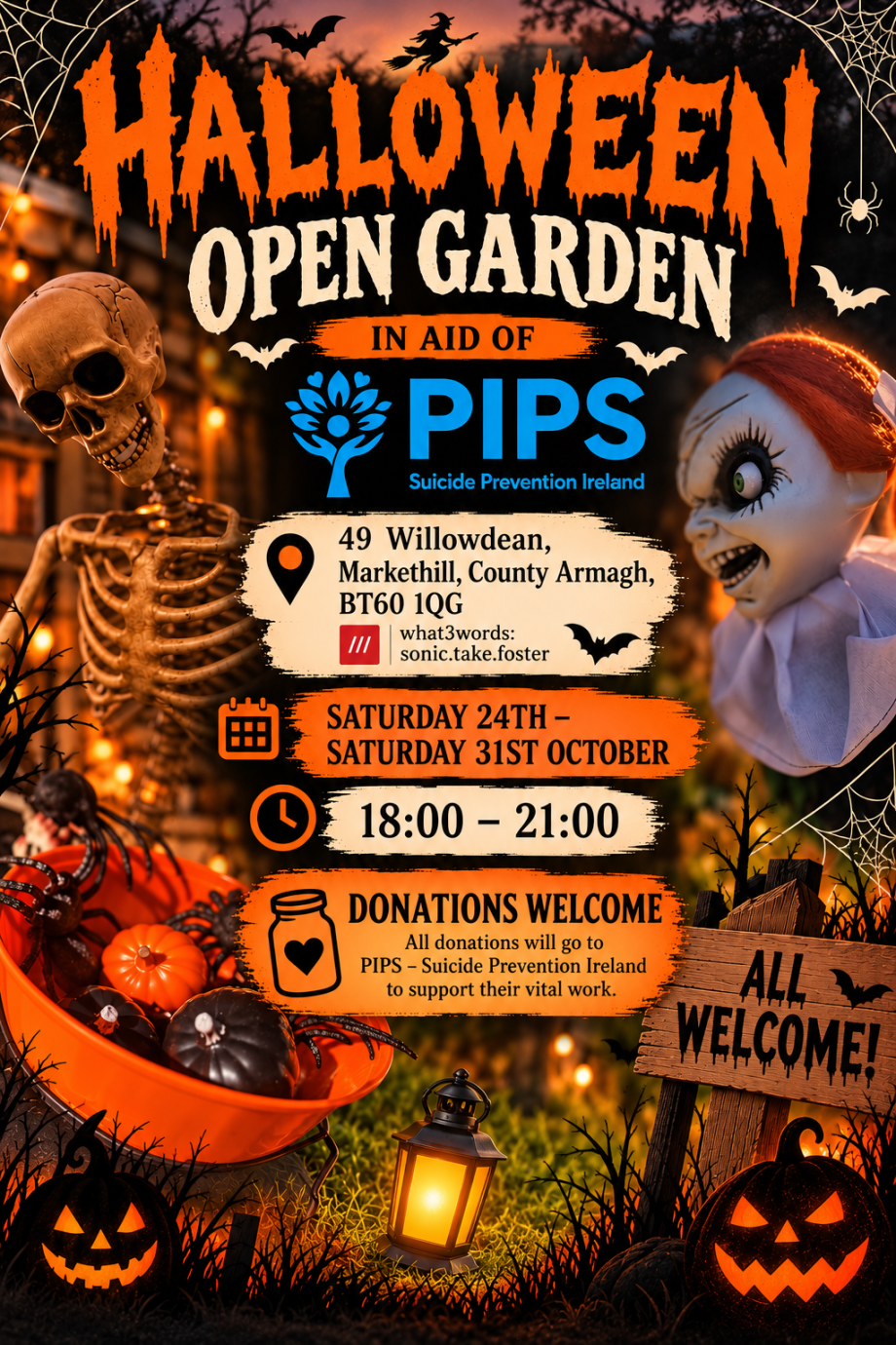 Charity Halloween Garden 