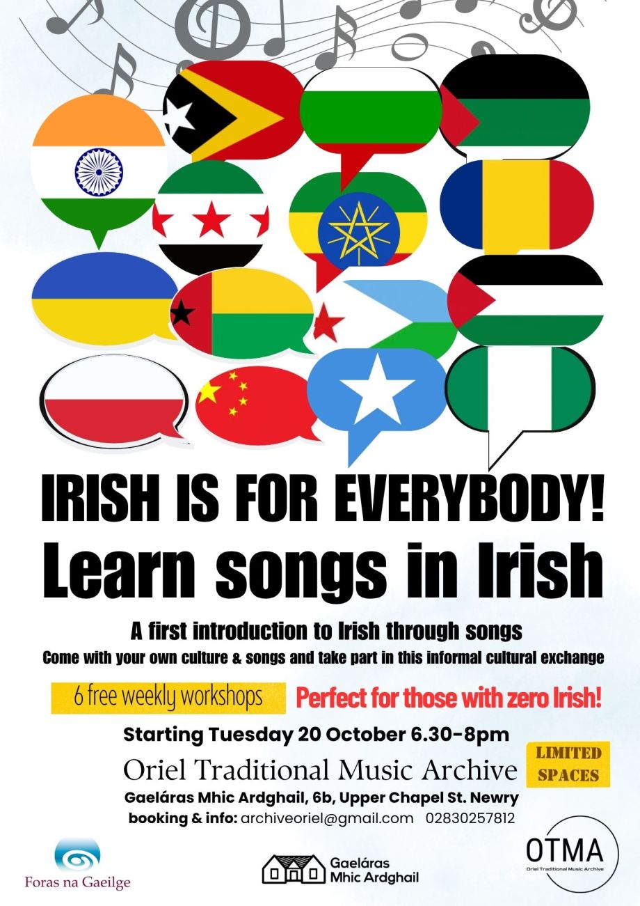 Learn Songs in Irish from Oriel