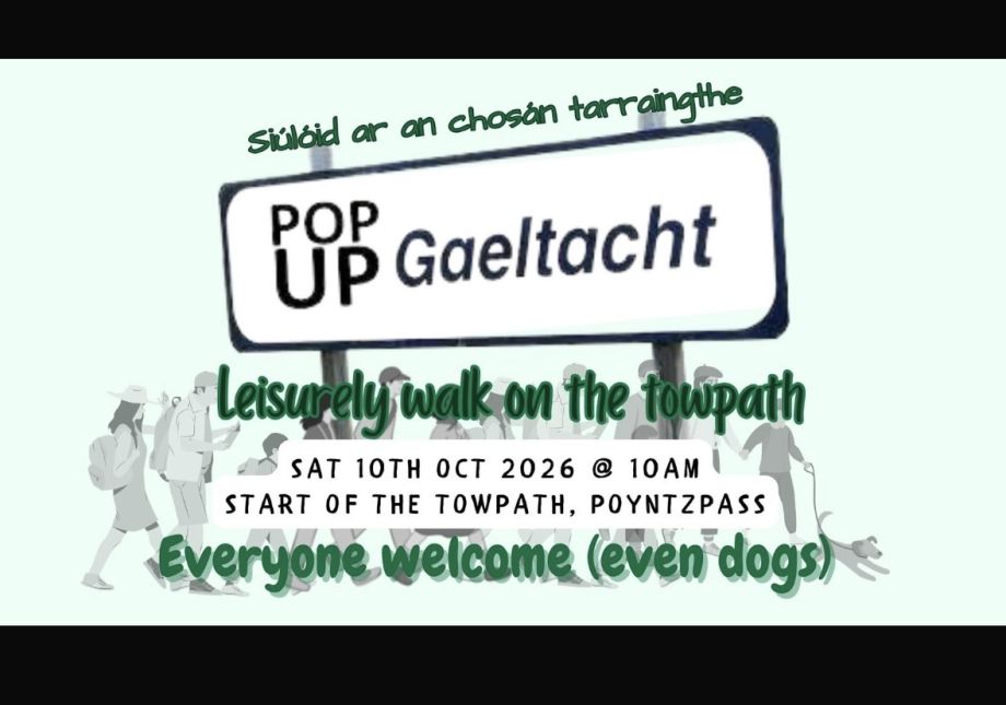 Towpath Walk for Irish Speakers of all levels