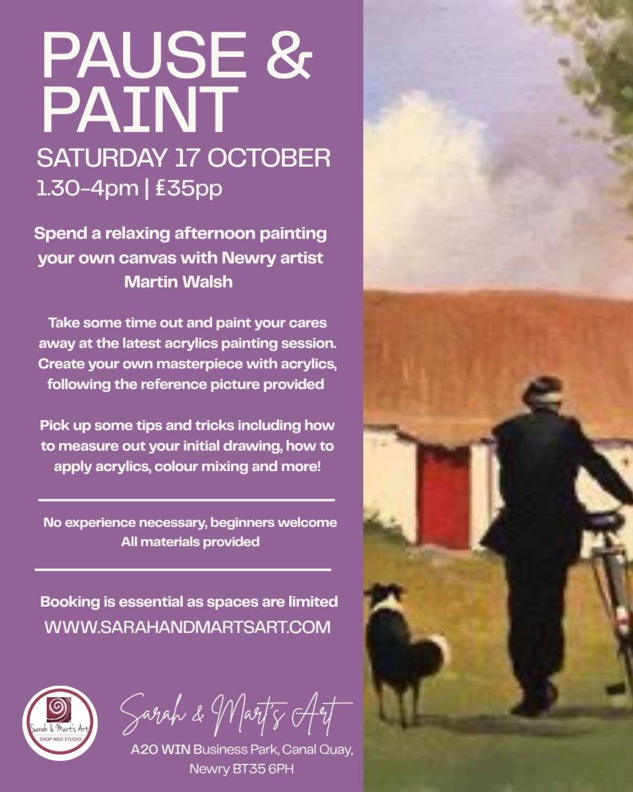 Pause &amp; Paint with Martin Walsh