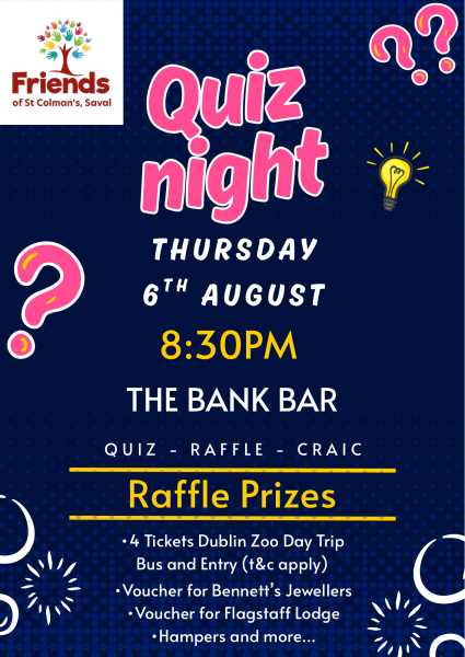 Quiz Night - Friends of St Colmans