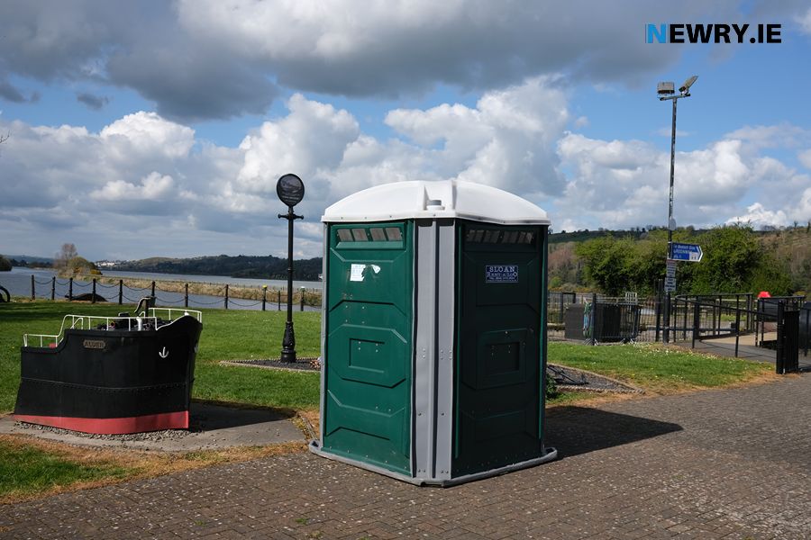 Part of a trial under the Council's Public Toilet Strategy at Victoria Lock. Photograph: Columba O'Hare/ Newry.ie 