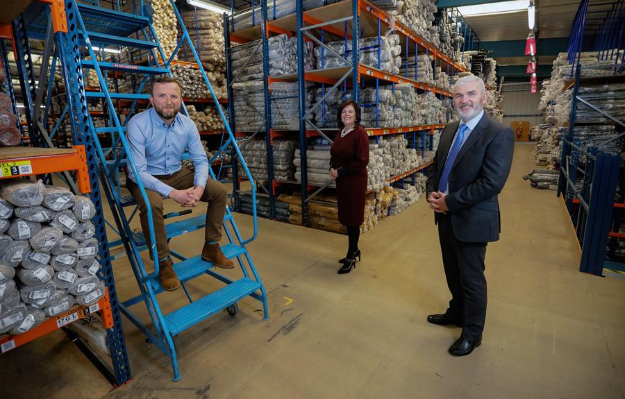 Pictured from left at Kukoon in Newry are: Kukoon’s Managing Director Paul Vallely, Oonagh Murtagh from Danske Bank and Brian Connor from Danske Bank.
