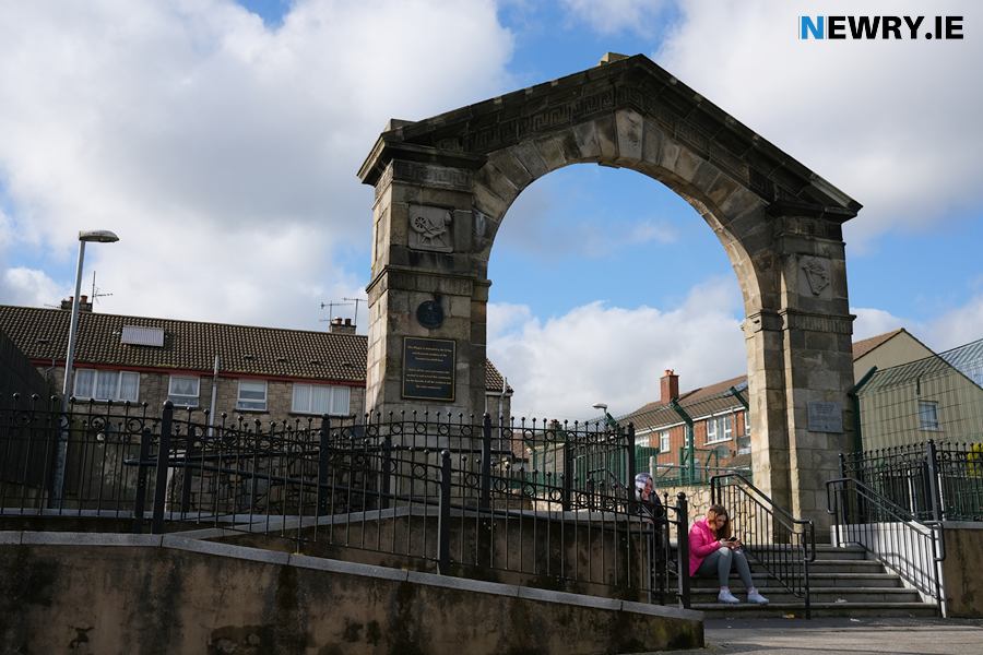 The Linenhall Square Arch. Photograph: Columba O'Hare/ Newry.ie