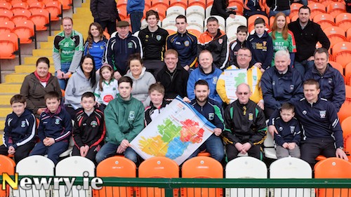 Armagh GAA Club members who launched Rith 2014 today at the Athletic Grounds. Photograph: Columba O'Hare