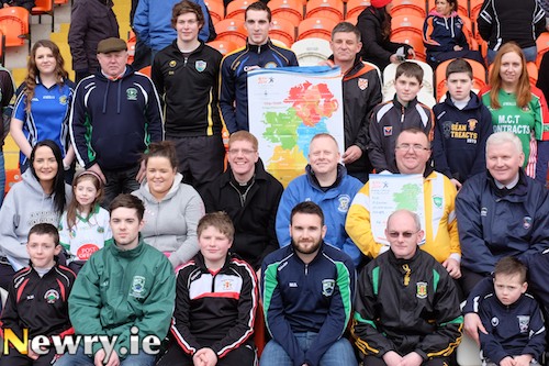 Armagh GAA Club members launching Rith 2014 at the Athletic Grounds.