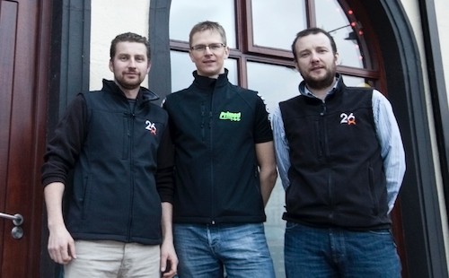26 Extreme Directors Ian Cumming, Rowan McMahon and Oliver Harkin of Primed Coaching.