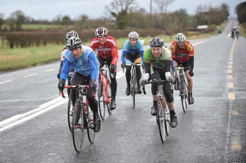 Barry Convery in lead group at the Traders Cup. Barry Convery in lead group at the Traders Cup.