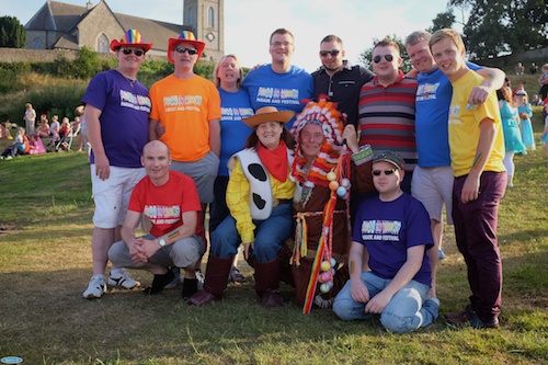 Newry Rainbow Community members and friends took part in this years Eariwig Festival and they are calling for more community groups than ever to take part in this years Pride in Newry Parade on Saturday 30th of August. Photograph: Columba O'Hare Newry Rainbow Community members and friends took part in this years Eariwig Festival and they are calling for more community groups than ever to take part in this years Pride in Newry Parade on Saturday 30th of August. Photograph: Columba O'Hare