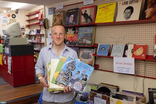 Carlin Records Darran Turtle on the last day of trading. Photograph: Columba O'Hare Carlin Records Darran Turtle on the last day of trading. Photograph: Columba O'Hare
