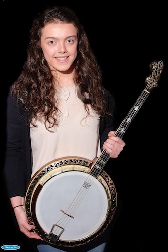 Aislinn Fegan, just one of the many young local musicians taking part in Iur Cinn Fleadh. Photograph: Columba O'Hare Aislinn Fegan, just one of the many young local musicians taking part in Iur Cinn Fleadh. Photograph: Columba O'Hare