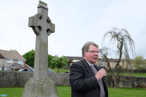 Dr Michael Barr, Moderator of the Presbyterian Church in Ireland at the Paupers Graveyard at an event in May. Photograph: Columba O'Hare Dr Michael Barr, Moderator of the Presbyterian Church in Ireland at the Paupers Graveyard at an event in May. Photograph: Columba O'Hare