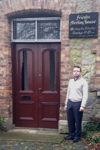 Cllr Daire Hughes at the scene. Cllr Daire Hughes at the scene.