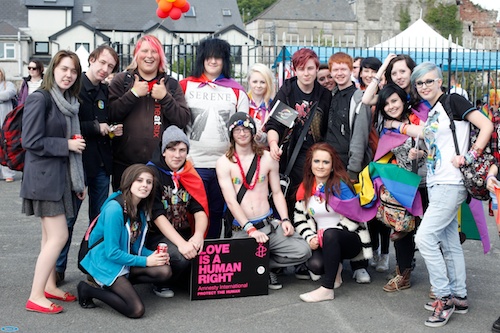 Pride in Newry 2013. Photograph: Columba O'Hare Pride in Newry 2013. Photograph: Columba O'Hare