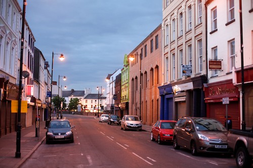 Hill Street in Newry. Photograph: Columba O'Hare Hill Street in Newry. Photograph: Columba O'Hare