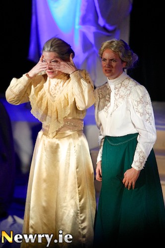 Colette Kinsella and Joanne Donoghue playing the roles of Lizzie/ Actress and Lizzie/ Bridget. Photograph: Columba O'Hare
