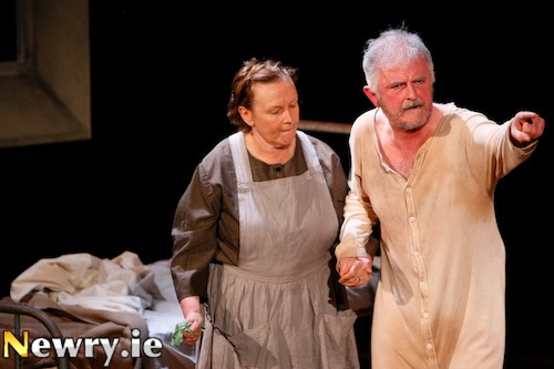 Thomas (Padraig Broe) and Mrs O'Dea (Ann Hurley) in The Steward of Christendom. Photograph: Columba O'Hare