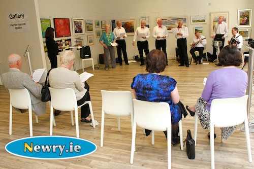 Feis winners - The U3A Gentlemen Singers performing at the Newry Library. Feis winners - The U3A Gentlemen Singers performing at the Newry Library.