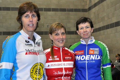 Lorraine Jeffers, East Tyrone, Alwynne Shannon, Newry Wheelers, Julie Rea, Phoenix CC