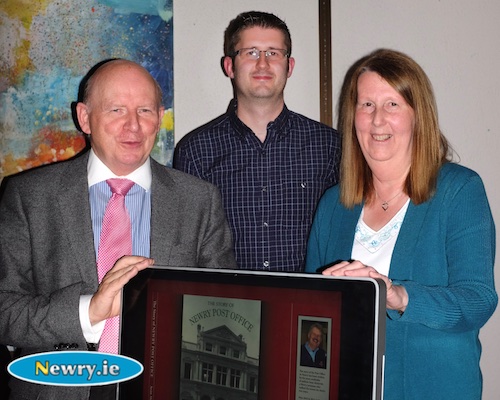 Helen McKevitt, wife of the late Seán with son Ciaran and Michael McKeown at the Sean Hollywood Arts Centre during an information night for the book. Photograph: Columba O'Hare Helen McKevitt, wife of the late Seán with son Ciaran and Michael McKeown at the Sean Hollywood Arts Centre during an information night for the book. Photograph: Columba O'Hare
