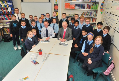 Transport Minister Danny Kennedy pictured with Windsor Hill Primary School pupils in Newry with James Kelly, DRD Network Development Manager (Southern Division) and class teacher Peter Morrow (extreme left) Photograph: Simon Graham/Harrison Photography Transport Minister Danny Kennedy pictured with Windsor Hill Primary School pupils in Newry with James Kelly, DRD Network Development Manager (Southern Division) and class teacher Peter Morrow (extreme left) Photograph: Simon Graham/Harrison Photography