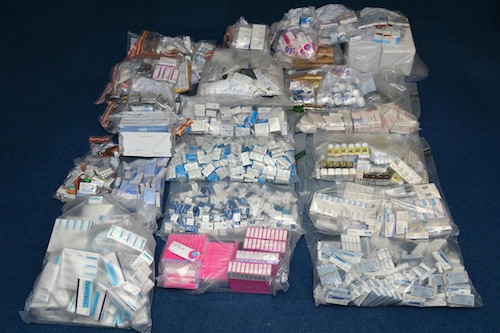 Drugs Seized at St Clare's Avenue in Newry. Drugs Seized at St Clare's Avenue in Newry.