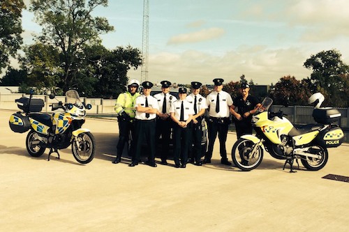 The dedicated PSNI team who will focus on road safety across E District over the next three weeks. The dedicated PSNI team who will focus on road safety across E District over the next three weeks.