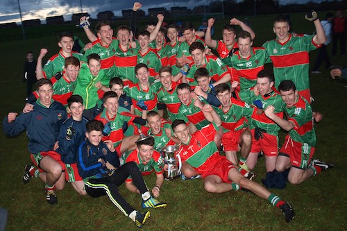 The St Joseph's winning team in celebratory form. The St Joseph's winning team in celebratory form.