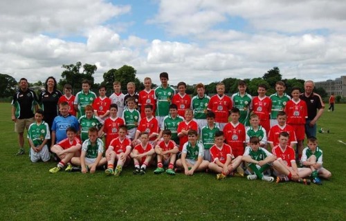 London & Craobh Rua Féile hurlers pictured together after their game 
