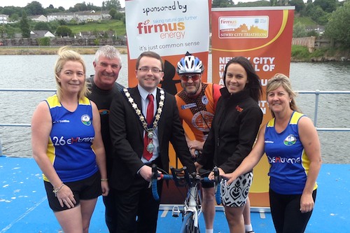 Mayor Daire Hughes launching Newry's second Festival of Water Mayor Daire Hughes launching Newry's second Festival of Water