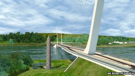 A Model of how the bridge would look at Narrow Water. A Model of how the bridge would look at Narrow Water.