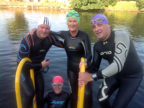 Practising for the Triathlon at Newry Canal. Practising for the Triathlon at Newry Canal.