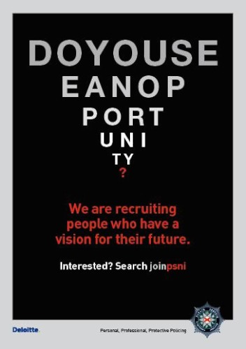 PSNI are recruiting PSNI are recruiting