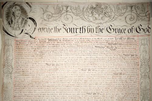 The Royal document that details the conditions necessary for City Status granting. The Royal document that details the conditions necessary for City Status granting.