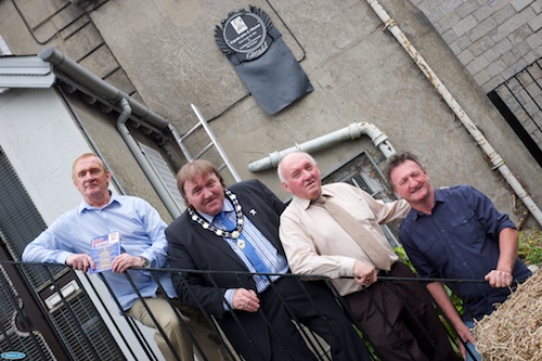 Pictured at the John C Mitchel event at Dromalane House. From left: Gerry Coyle, Dromalane and Quayside Close Community Association; Brian Quinn, Deputy Mayor; James McAreavy, Newry Maritime Association and Gerard MAguire, INF John Mitchel Branch. Photograph: Columba O'Hare Pictured at the John C Mitchel event at Dromalane House. From left: Gerry Coyle, Dromalane and Quayside Close Community Association; Brian Quinn, Deputy Mayor; James McAreavy, Newry Maritime Association and Gerard MAguire, INF John Mitchel Branch. Photograph: Columba O'Hare