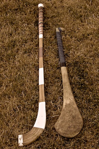 Shinty in Pairc Esler this Saturday. Photograph: Paul Rooney Shinty in Pairc Esler this Saturday. Photograph: Paul Rooney