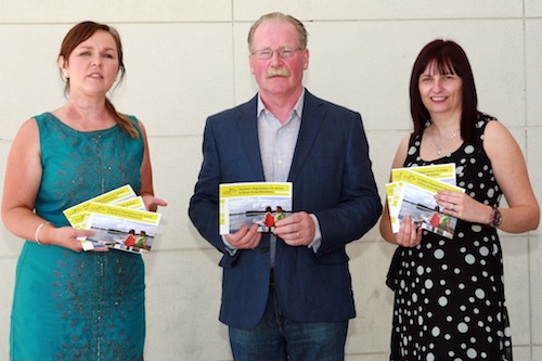 Elaine Cullen Rural Programme Manager, Miceal McCoy LAG Chairman and Maria Magennis Deputy Programme Manager with the latest SOAR Newsletter.