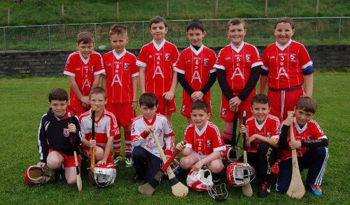 Under 10 Hurlers who took part in the game v Balella 