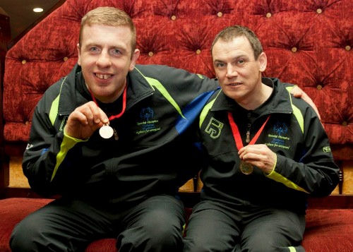 Ciaron Mallon and Donall Lonergan who are back training at Sheepbridge. Ciaron Mallon and Donall Lonergan who are back training at Sheepbridge.