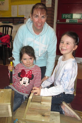 Making Nest Boxes as part of National Nest Box Week.